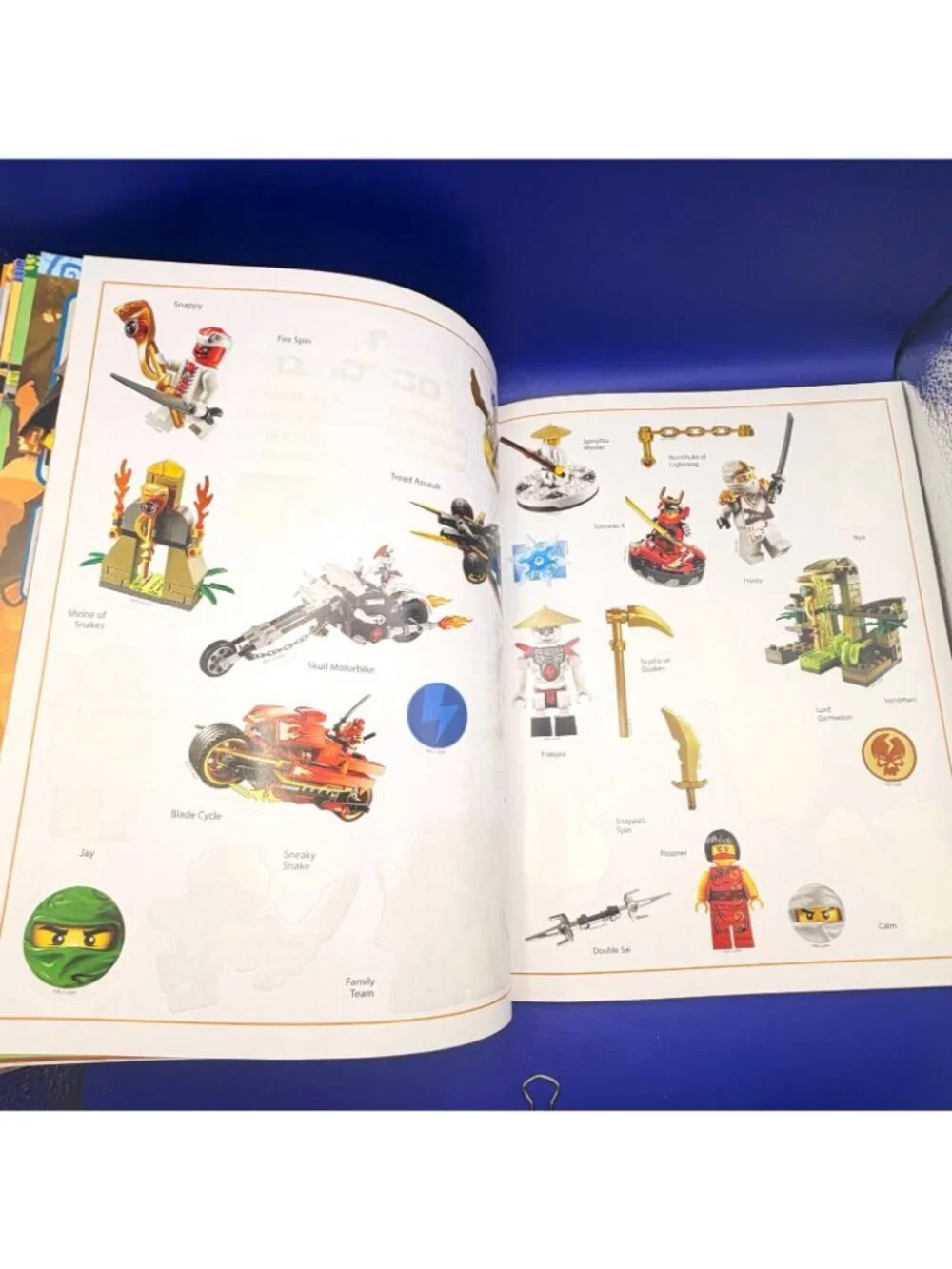 LEGO Ninjago Ultimate 1000 Reusable Sticker Collection Book DK 2012 Partial Used